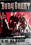 BODY COUNT - 1994 - Live In Concert Tour - Born Dead Tour - Poster - Bremen