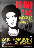 MARS, BRUNO - 2012 - Live In Concert - Moonshine Jungle Tour - Poster - Hamburg