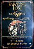 PARADISE LOST - 2023 - In Concert - Vltima Ratio Fest Tour - Poster - Hannover