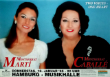 MONTSERRAT CABALLE - 1995 - Live In Concert Tour - Poster - Hamburg