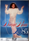 ROSS, DIANA - 1985 - Live In Concert - Eating Alive Tour - Poster - Essen