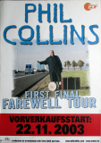 COLLINS, PHIL - GENESIS - 2003 - Promotion - First Final...Tour - Poster