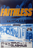 FAITHLESS - 1998 - Live In Concert - Sunday 8PM Tour - Poster - Berlin