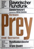 PREY, HERMANN - 1965 - In Concert - Bariton - Singt Opernarien - Poster - Mnchen