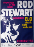 STEWART, ROD - 1986 - Electric Light Orchestra - Every... Tour - Poster - Dortmund