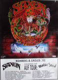 SAXON - 1992 - Mot�rhead - Live In Concert - Forever Free Tour - Poster