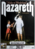 NAZARETH - 1980 - In Concert - Malice in Wonderland Tour - Poster - Mnchen