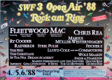 ROCK AM RING - 1988 - Fleetwood Mac - Westernhagen - Ry Cooder - Poster