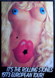 ROLLING STONES - 1973-00-00 - John Pasche - European Tour - Poster