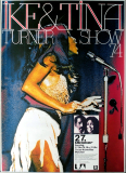 TURNER, IKE & TINA - 1974 - Live In Concert - Turner Show Tour - Poster - Mnchen