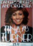 TURNER, TINA - 1978 - Live In Concert - Rough Tour - Poster - Mnchen