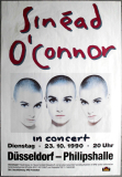O'CONNOR, SINEAD - 1990 - Live In Concert - I Do Not...Tour - Poster - Dsseldorf