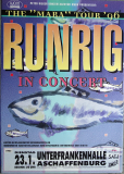 RUNRIG - 1996 - Live In Concert - Mara Tour - Poster - Aschaffenburg