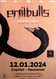 EMIL BULLS - 2024 - Live In Concert - Love Will Fix It Tour - Poster - Hannover