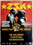ZSK - 2024 - Live In Concert - Herz fr die Sache Tour - Poster - Hannover
