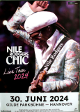 CHIC - NILE RODGERS - 2024 - Live In Concert Tour - Poster - Hannover