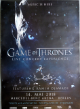 GAME OF THRONES - 2018 - Ramin Djawadi - Live In Concert - Poster - Berlin