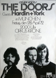 DOORS, THE - 1972 - Live In Concert - Other Voices Tour - Poster - M�nchen