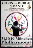 DE BURGH, CHRIS - 2019 - Live In Concert - Poster - Mnchen - Signed - B
