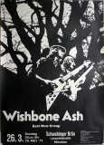 WISHBONE ASH - 1972 - Live In Concert - Argus Tour - Poster - M�nchen