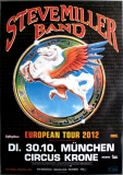 STEVE MILLER BAND - 2012 - Live In Concert - European Tour - Poster - Mnchen