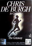 DE BURGH, CHRIS - 1983 - In Concert - The Getaway Tour - Poster - Augsburg
