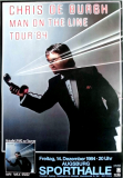 DE BURGH, CHRIS - 1984 - In Concert - Man On The Line Tour - Poster - Augsburg