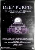 DEEP PURPLE - 2001 - Promotion - With The London Symphony... - Poster - signed