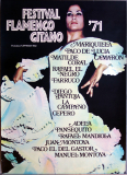 FESTIVAL FLAMENCO GITANO - 1971 - Paco de Lucia - Live In Concert - Poster