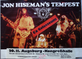 TEMPEST - JON HISEMAN - COLOSSEUM - 1973 - In Concert - Poster - Augsburg