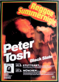 TOSH, PETER - 1981 - Live In Concert - Dead or Alive Tour - Poster - Mnchen
