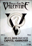 BULLET FOR MY VALENTINE - 2015 - In Concert - Venom Tour - Poster - Hannover