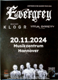EVERGREY - 2024 - Live In Concert - Emptiness Over.. Tour - Poster - Hannover
