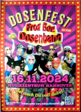 FROG BOG DOSENBAND - 2024 - In Concert - Dosenfest Tour - Poster - Hannover