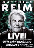 REIM, MATTHIAS - 2023 - Live In Concert Tour - Poster - Hamburg
