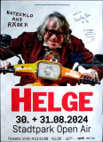 SCHNEIDER, HELGE - 2024 - In Concert - Katzeklo auf Rdern Tour - Poster - Hamburg