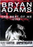 ADAMS, BRYAN - 2001 - Live In Concert - Best Of Me Tour - Poster - Xanten