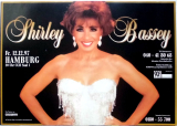 BASSEY, SHIRLEY - 1997 - Plakat - Live In Concert Tour - Hamburg - B