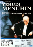 MENUHIN, YEHUDI - 1998 - Live in Concert - Ein Abend mit...Tour - Poster - Essen