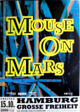 MOUSE ON MARS - 1999 - Live In Concert - Niun Niggung Tour - Poster - Hamburg