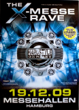 THE X-MESSE RAVE - 2009 - Hardstyle Germany - Techno - Poster - Hamburg