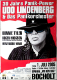 LINDENBERG, UDO - 2005 - Kunze - Bonnie Tyler - Roger Hodgson - Poster - Bocholt
