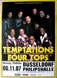 TEMPTATIONS - FOUR TOPS - 2007 - Live in Concert - Poster - Dsseldorf