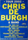 DE BURGH, CHRIS - 2002 - Plakat - Live In Concert Tour - Poster