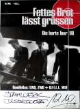 FETTES BROT - 1998 - Live In Concert - Die Harte Tour - Poster - Dsseldorf