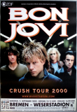 BON JOVI - 2000 - Live In Concert - Crush Tour - Poster - Bremen - B