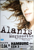 MORISSETTE, ALANIS - 2005 - Concert - Diamond Wink Tour - Poster - Hamburg - B