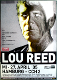 REED, LOU - VELVET UNDERGROUND - 2005 - Live In Concert - Poster - Hamburg