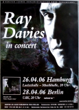 DAVIS, RAY - THE KINKS - 2006 - Live In Concert Tour - Poster - Hamburg