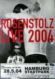 ROSENSTOLZ - 2004 - Live In Concert - Herz Tour - Poster - Hamburg - B